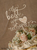 CAKE TOPPER RUSTIC wedding cake topper, wooden6