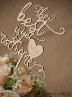 CAKE TOPPER RUSTIC wedding cake topper, wooden6