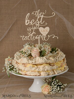 CAKE TOPPER RUSTIC wedding cake topper, wooden6