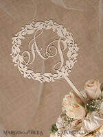 CAKE TOPPER RUSTIC cake topper, wooden5