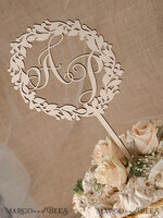 CAKE TOPPER RUSTIC cake topper, wooden5