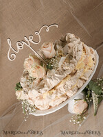 CAKE TOPPER RUSTIC wedding cake topper, rustic5