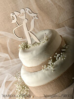 CAKE TOPPER RUSTIC topper, vintage6