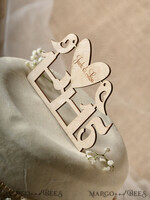CAKE TOPPER RUSTIC wedding cake topper, wooden5