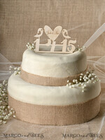 CAKE TOPPER RUSTIC wedding cake topper, wooden5