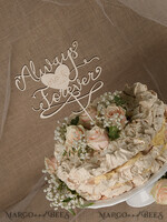 CAKE TOPPER RUSTIC cake topper, wooden5