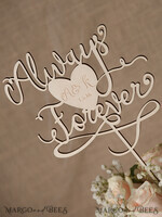 CAKE TOPPER RUSTIC cake topper, wooden5