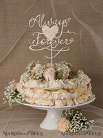 CAKE TOPPER RUSTIC cake topper, wooden5