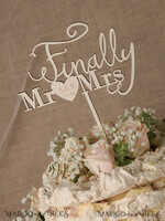 CAKE TOPPER RUSTIC topper, vintage5