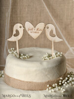 CAKE TOPPER RUSTIC cake topper, wooden4
