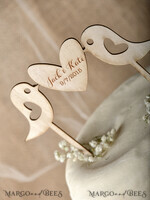 CAKE TOPPER RUSTIC cake topper, wooden4