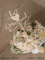 CAKE TOPPER RUSTIC wedding cake topper, wooden6