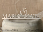 CAKE TOPPER RUSTIC wedding cake topper, wooden4