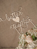 CAKE TOPPER RUSTIC wedding cake topper, rustic6