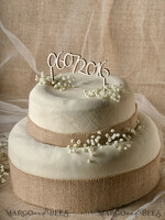 CAKE TOPPER RUSTIC wedding cake topper, rustic4