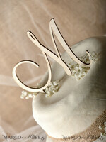 CAKE TOPPER RUSTIC cake topper, wooden4