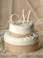 CAKE TOPPER RUSTIC cake topper, wooden4