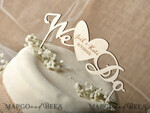 CAKE TOPPER RUSTIC wedding cake topper, wooden5