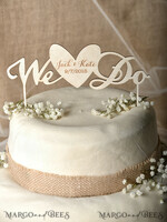 CAKE TOPPER RUSTIC wedding cake topper, wooden5