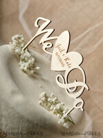 CAKE TOPPER RUSTIC wedding cake topper, wooden5