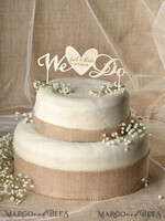 CAKE TOPPER RUSTIC wedding cake topper, wooden5