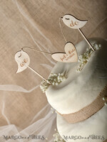 CAKE TOPPER RUSTIC cake topper, wooden7