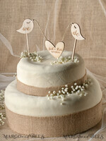 CAKE TOPPER RUSTIC cake topper, wooden7