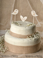 CAKE TOPPER RUSTIC topper, vintage6