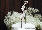 CAKE TOPPER RUSTIC topper, vintage4