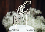 CAKE TOPPER RUSTIC topper, vintage4