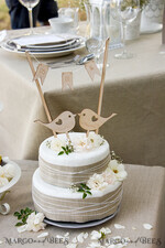 CAKE TOPPER RUSTIC topper, wooden4