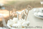 CAKE TOPPER RUSTIC topper, wooden4