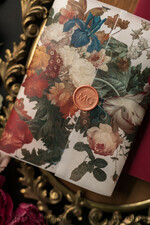 WEDDING INVITATIONS Elegant Invites Classic Cards  Luxury Acrylic Plexi Wedding Invitations, Glamour Golden Shine Wedding Invites, Vintage Floral Wedding Cards, Romantic Red And Gold Wedding Invitation Suite26