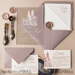 WEDDING INVITATIONS Elegant Invites Classic Cards Your Venue Sketch Modern Acrylic Wedding Invitations, Sketch Nude Plexi Wedding Invitation Suite, Acryl Modern Wedding Invites, Elegant Minimalist  Wedding Stationery4