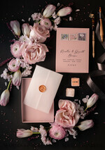 WEDDING INVITATIONS Elegant Invites Classic Cards Romantic Blush Pink Box Wedding Invitation Suite, Elegant Affordable Wedding Invites, Luxury Acrylic Plexi Wedding Invitations, Glamour Vellum Wedding Cards15