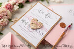 WEDDING INVITATIONS Elegant Invites Classic Cards Vintage Wooden Wedding Invitations, Elegant Birch Heart Wedding Cards, Bespoke Pink Wedding Invites, Handmade Wedding Stationery19
