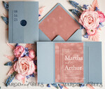 WEDDING INVITATIONS Elegant Invites Classic Cards Velvet Blush Pink Modern Wedding invitations Acrylic, dusty blue pink wedding invitations, Acrylic wedding invitations, Luxury Blush Pink Velvet Wedding Invites6