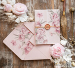 HOCHZEITS EINLADUNGEN Elegante Einladungen Klassische Karten Elegante Rosenhochzeitseinladungen Wachs-Roségold, elegante Blush-Pink-Hochzeitseinladungen, luxuriöse Hochzeitskarten, handgefertigte Hochzeitseinladungssuite.8