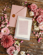 WEDDING INVITATIONS Elegant Invites Classic Cards Elegant Blush Pink Wedding Invitation set, Fine Art Wedding Stationery Vintage Landscape, Minimalistic wedding invites, bespoke stationary17