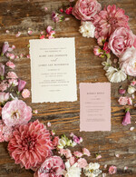 WEDDING INVITATIONS Elegant Invites Classic Cards Elegant Blush Pink Wedding Invitation set, Fine Art Wedding Stationery Vintage Landscape, Minimalistic wedding invites, bespoke stationary17