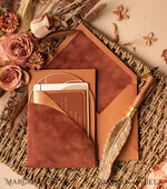 WEDDING INVITATIONS Elegant Invites Classic Cards Arch Acrylic wedding invitations card, Fall elegant Velvet wedding invitations • Terracotta Romantic Wedding Invites • Velvet Copper wedding Stationery7