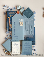 WEDDING INVITATIONS Elegant Invites Classic Cards Acrylic satin wedding invitations, Light blue Wedding invitations online, Luxory Wedding Invitation Suite8