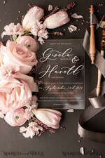 HOCHZEITS EINLADUNGEN Elegante Einladungen Klassische Karten Romantische Blush-Pink-Box-Hochzeitseinladung Suite, elegante Heather-Hochzeitseinladungen, luxuriöse Acryl-Plexi-Hochzeitseinladungen, Glamour-Vellum-Hochzeitkarten28