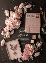 HOCHZEITS EINLADUNGEN Elegante Einladungen Klassische Karten Romantische Blush-Pink-Box-Hochzeitseinladung Suite, elegante Heather-Hochzeitseinladungen, luxuriöse Acryl-Plexi-Hochzeitseinladungen, Glamour-Vellum-Hochzeitkarten28