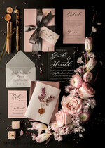 HOCHZEITS EINLADUNGEN Elegante Einladungen Klassische Karten Romantische Blush-Pink-Box-Hochzeitseinladung Suite, elegante Heather-Hochzeitseinladungen, luxuriöse Acryl-Plexi-Hochzeitseinladungen, Glamour-Vellum-Hochzeitkarten28