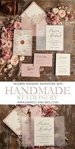 WEDDING INVITATIONS Elegant Invites Classic Cards Chic wedding invitations, Simple wedding invitations • Elegant Wedding Invitation Suite • Handmade wedding Invites11