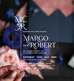 WEDDING INVITATIONS Elegant Invites Classic Cards Velvet Modern Wedding invitations Acrylic, elegant Acrylic wedding cards, Romantic Minimalist Wedding Invites, Luxury Navy wedding Stationary9