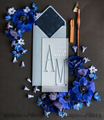 WEDDING INVITATIONS Elegant Invites Classic Cards Acrylic wedding invitations, Navy velvet Wedding invitations online, dusty blue Navy wedding invitations, Romantic Wedding Invitation Suite5