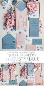 WEDDING INVITATIONS Elegant Invites Classic Cards Acrylic Frozen wedding invitations, Wedding invitation  set online, dusty blue velvet wedding invitations, Romantic Wedding Invitation Suite, Laser Cut Frozen Acrulic wedding invitation Set8