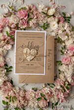 WEDDING INVITATIONS Elegant Invites Classic Cards  Vintage Wooden Wedding Invitations, Elegant Birch Heart Wedding Cards, Bespoke Eco Paper Wedding Invites, Affordable And Handmade Wedding Stationery21